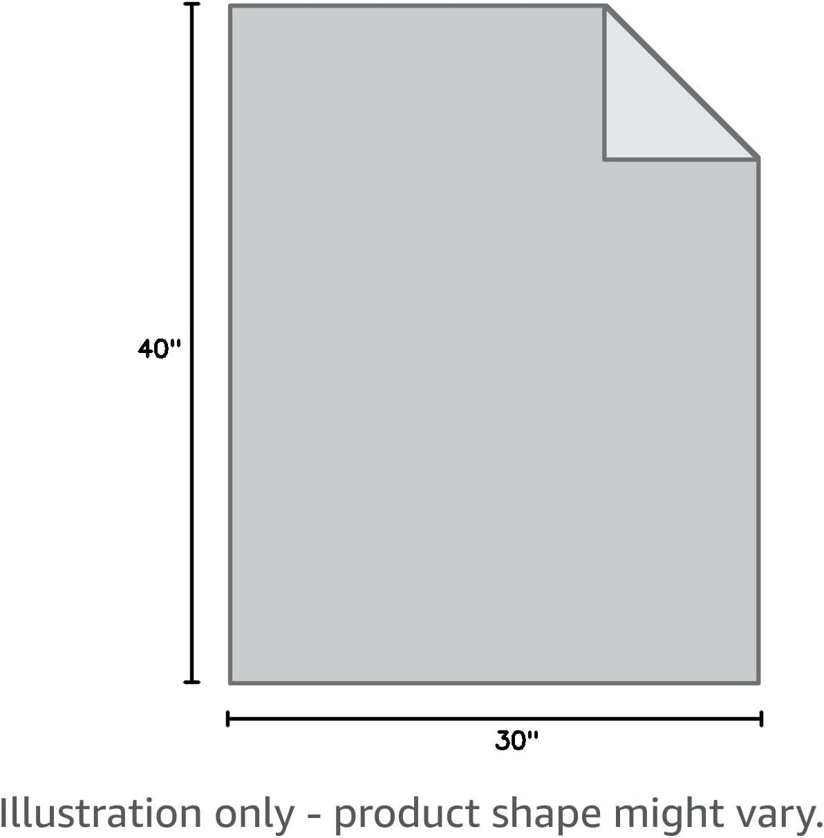 Reversible Sherpa Fleece Pet Blanket – Small (40" x 29", Gray)