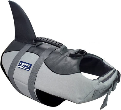 Adjustable Quick-Dry Dog Life Jacket with Safety Handle