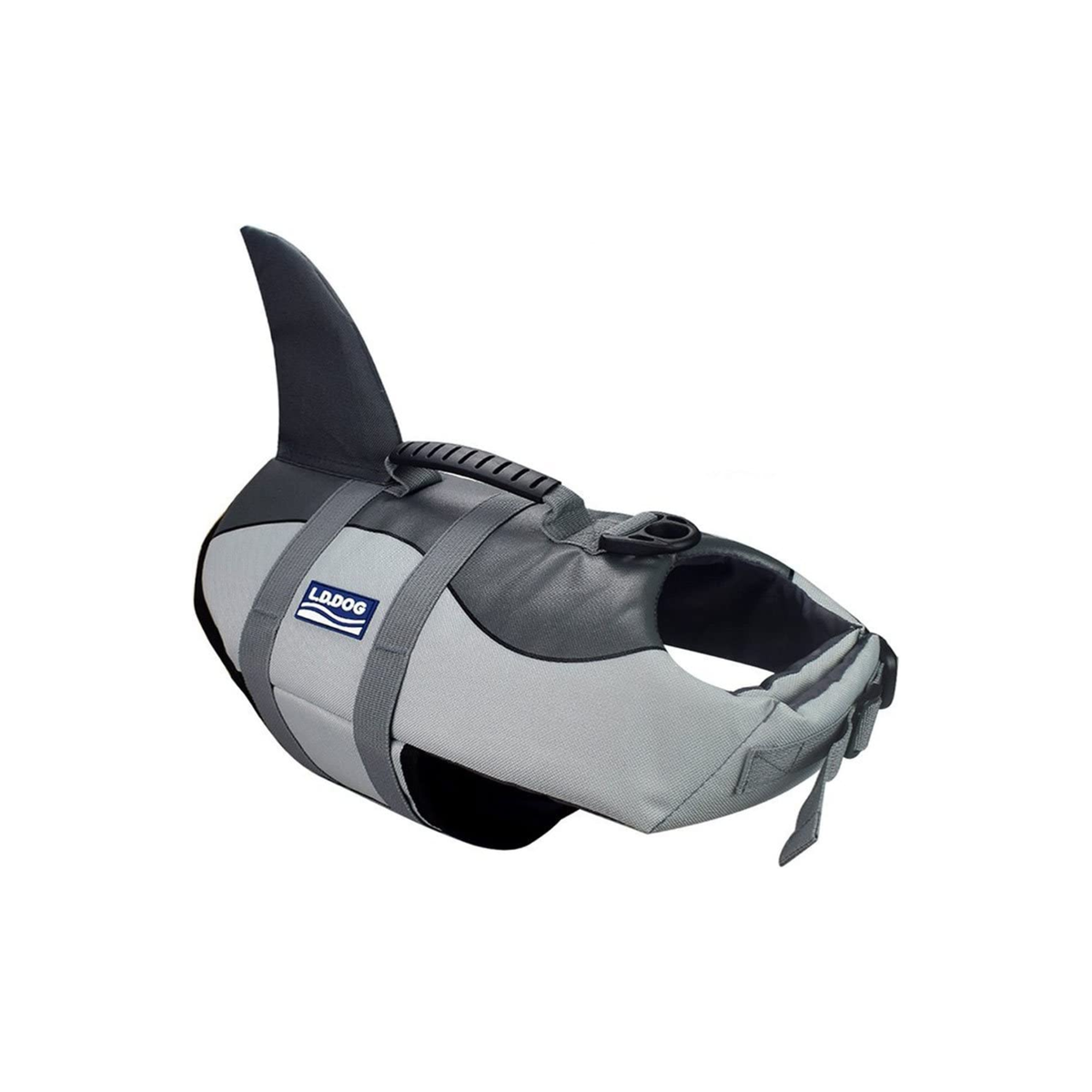 Adjustable Quick-Dry Dog Life Jacket with Safety Handle